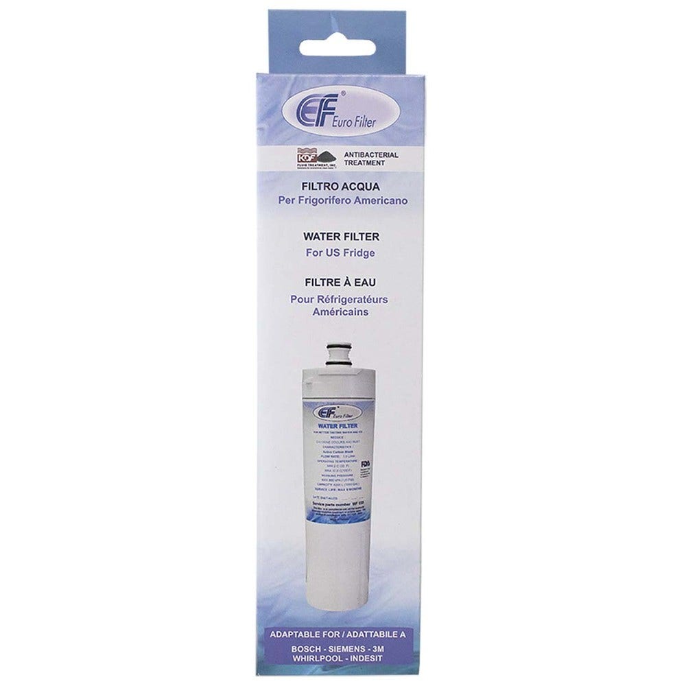 Filtre à eau Eurofilter compatible avec Bosch / Siemens / Balay / Kuppersbusch / Neff / Solitaire / 3M / Indesit / Whirlpool