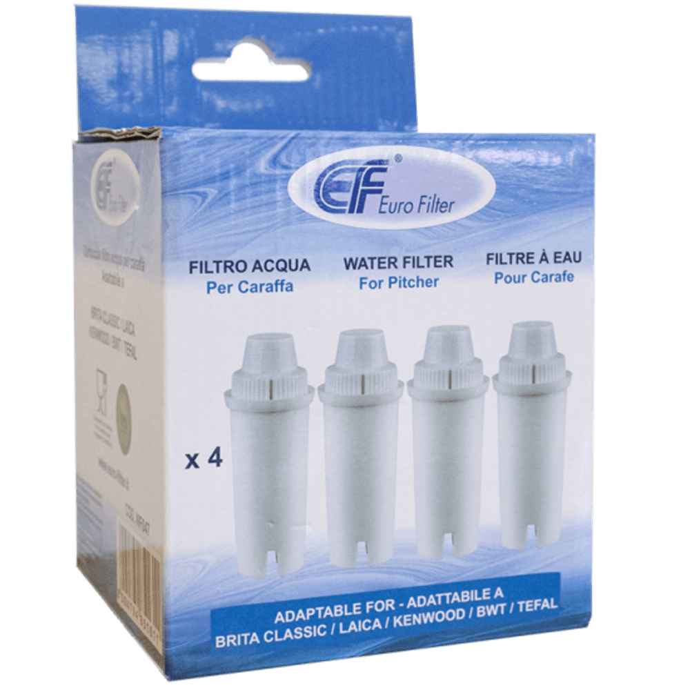 Filtre à Eau Eurofilter compatible avec BRITA CLASSIC (4 pcs)