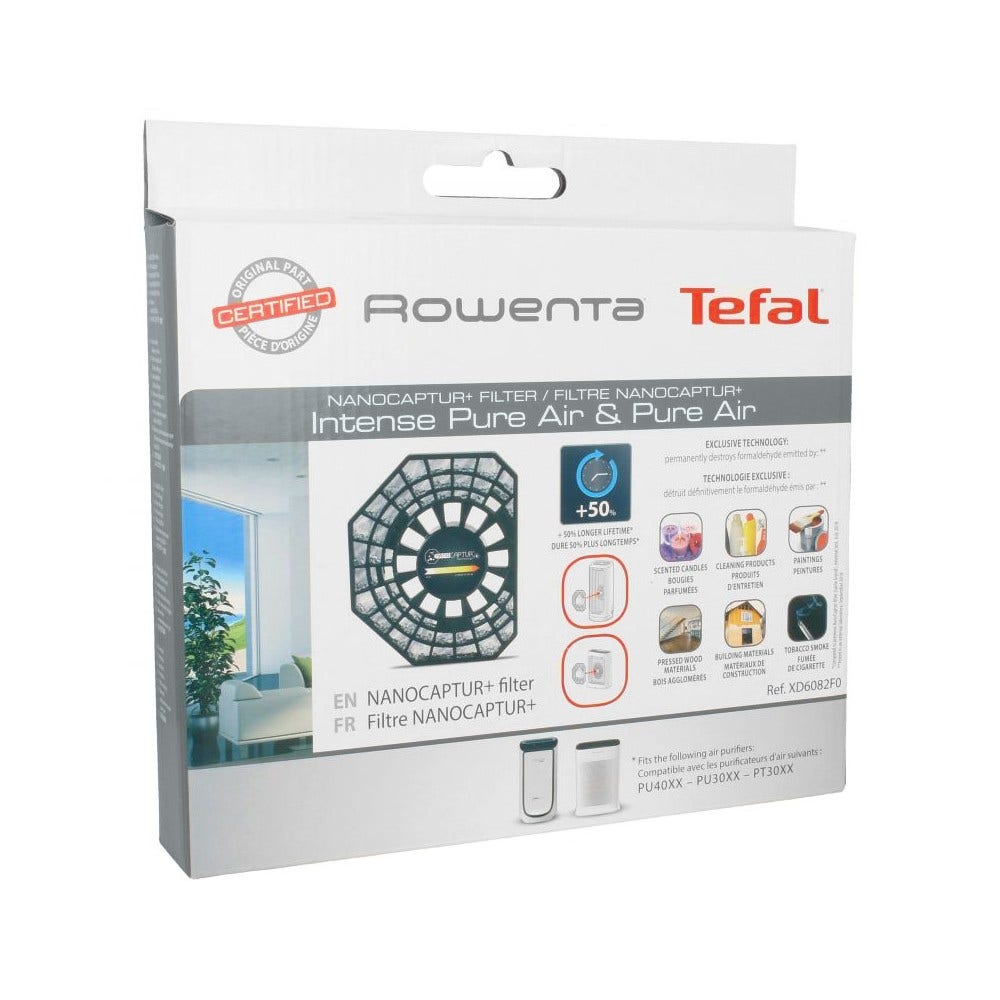 Filtre Nanocaptur+ Rowenta XD6082F0 pour purificateur d’air