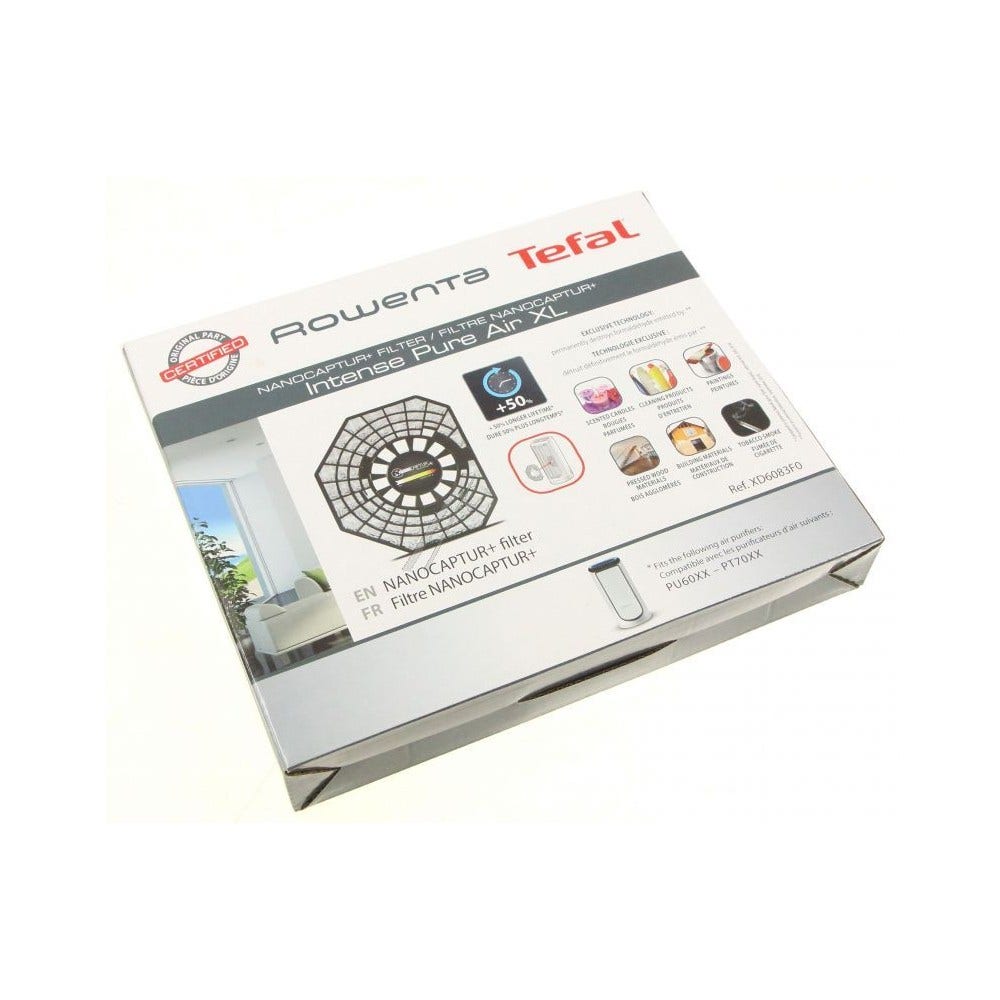 Filtre Nanocaptur+ XL Rowenta XD6083F0 pour purificateur d’air