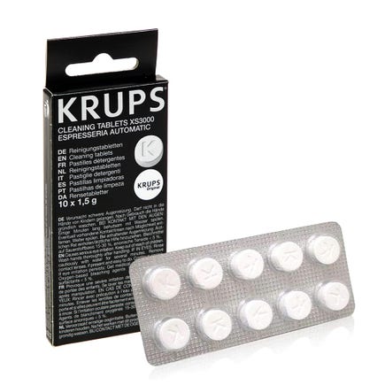 Krups Pastillles Nettoyantes XS3000 (10pcs) pour machines à café