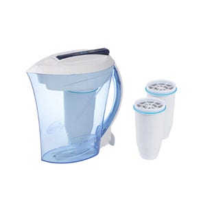 Carafe filtrante ZeroWater 2.4L + 3 cartouches filtrantes (filtre aussi les PFAS)