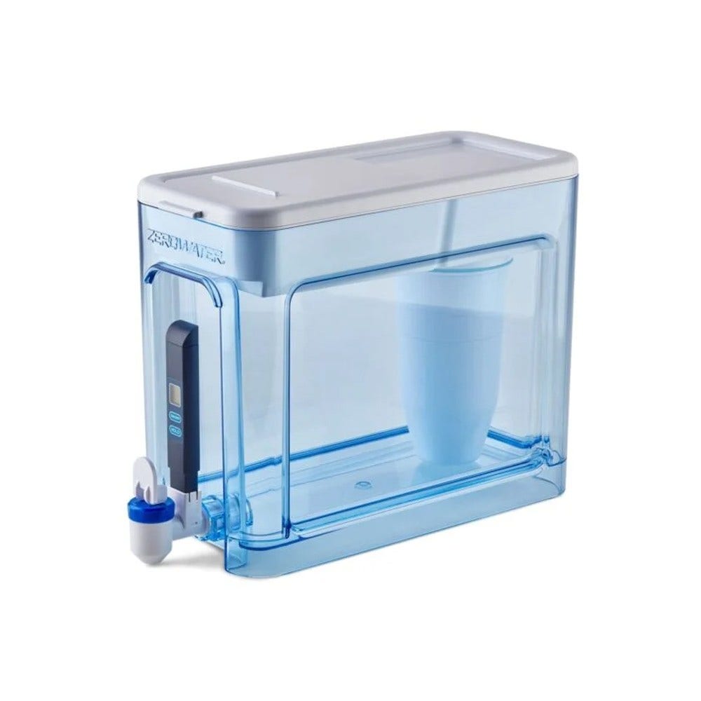 Système de filtration d'eau ZeroWater Combi-box (7,5L) Ready-Read incl. 3 filtres