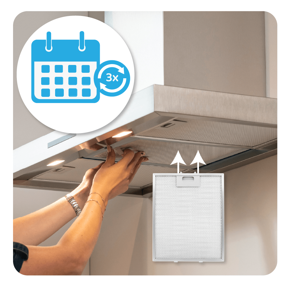 Filtre à graisse en métal 320x258mm Gorenje 127036