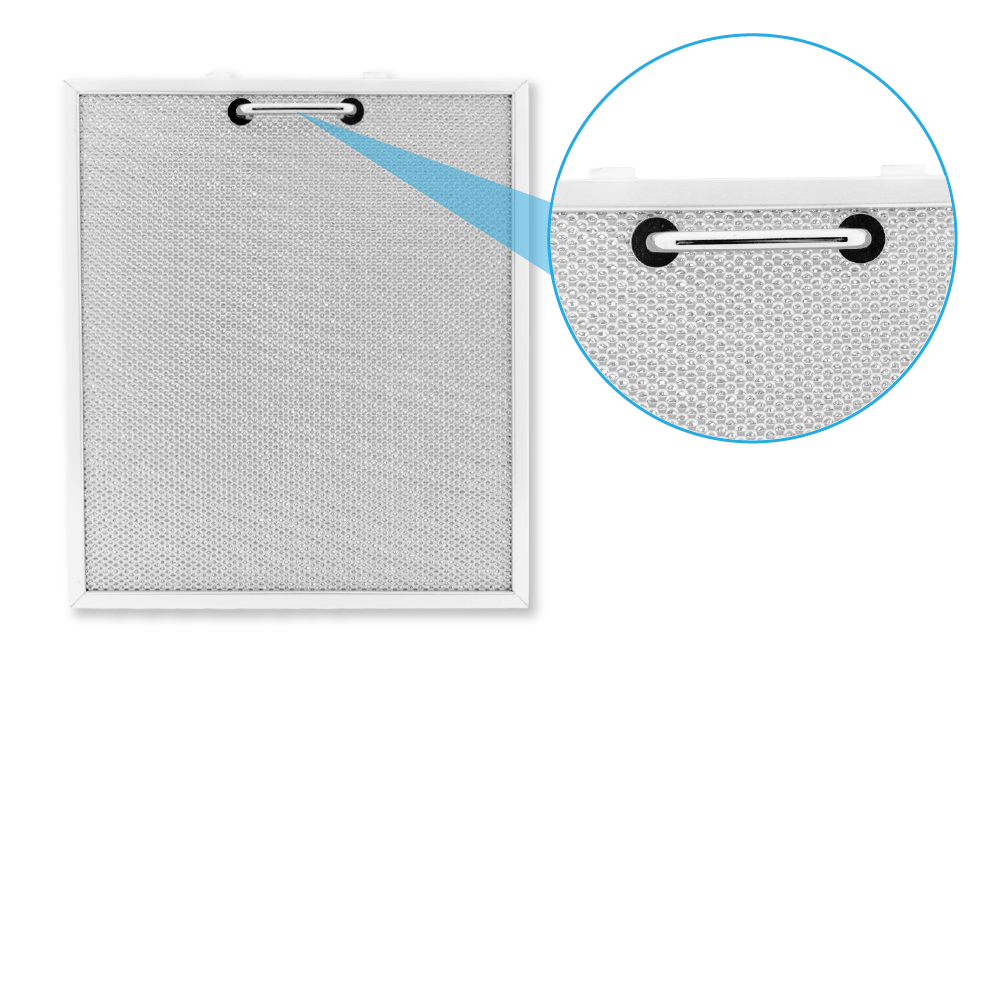 Filtre à graisse en metal 300x266mm d'origine Neff 210340 / 00210340