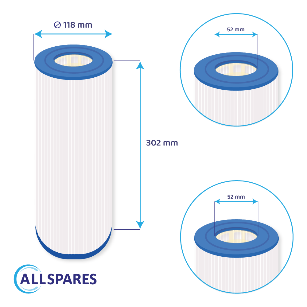 Filtre compatible avec Hayward MicroStar Clear C225 EURO / CX225RE 
