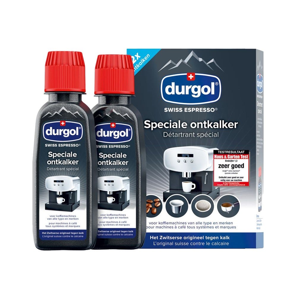 Kit d’entretien Durgol – détratrant spécial (2x125ml) + pastilles de nettoyage (10x1,6gr)