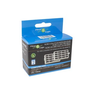 Filtre à air pour réfrigérateur (2pcs) Whirlpool ABF001 / 488000629721 par Filter Logic