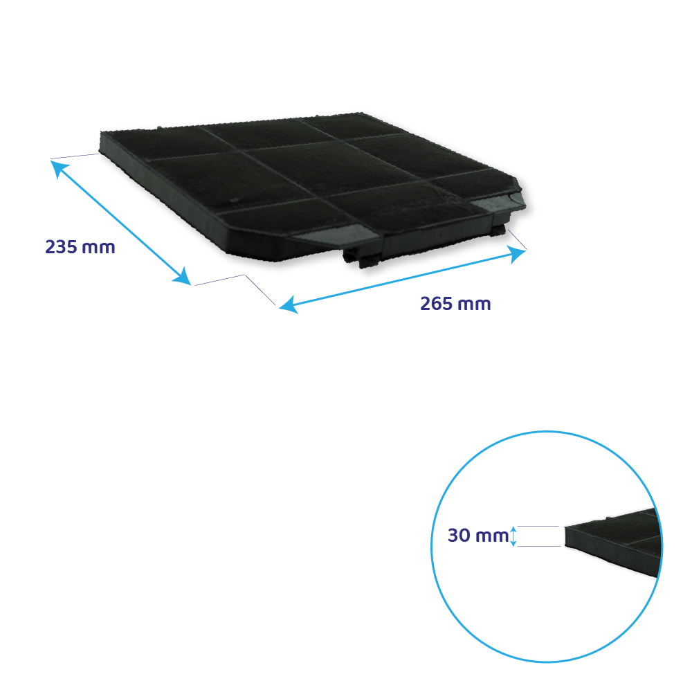 Filtre à charbon d'origine Juno MCFE04 / 9029800480