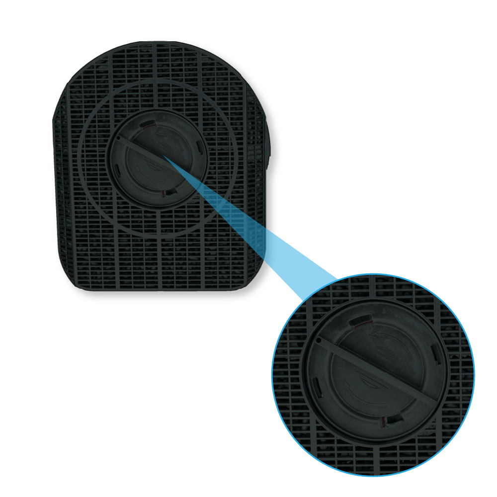 Filtre à charbon (2pcs) d'origine Husqvarna pour QC910U